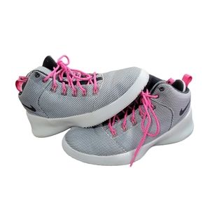 Nike Hyperfresh Gray & Pink sneakers Youth Sz 6
